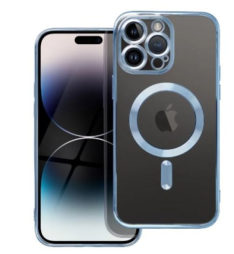 Capa Electro Mag compatível com MagSafe para Iphone 13 Pro azul